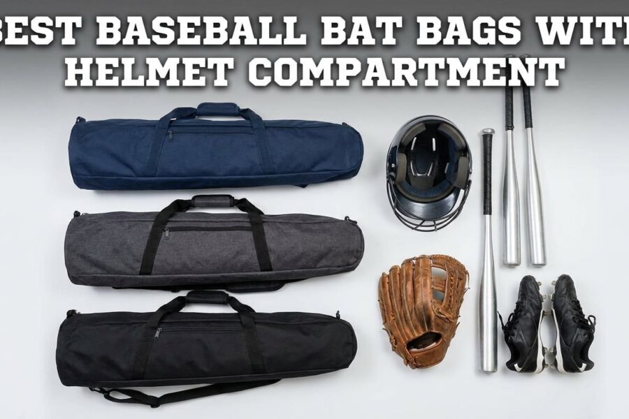 Best Baseball Bat Bags with Helmet Compartment