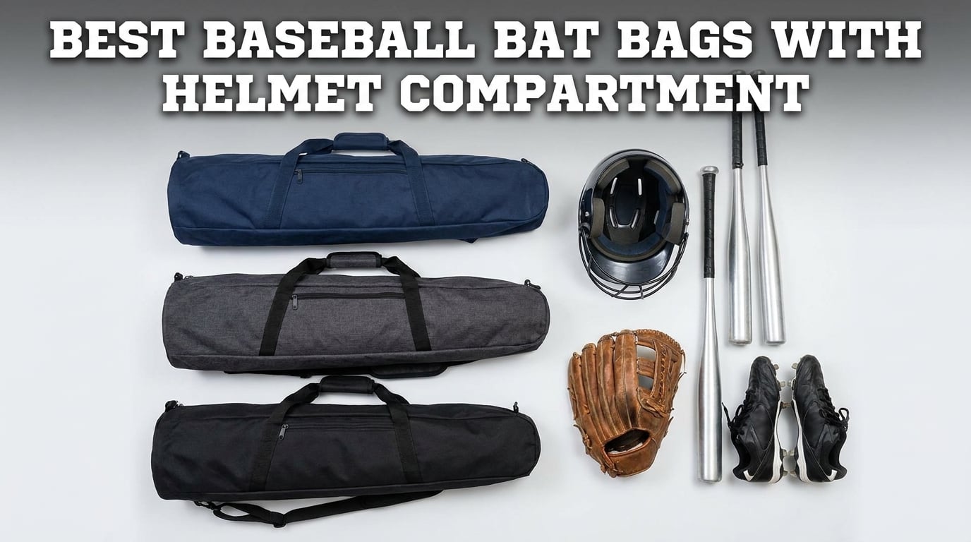 Best Baseball Bat Bags with Helmet Compartment
