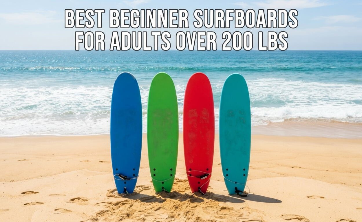 Best Beginner Surfboard for Adults Over 200 Lbs