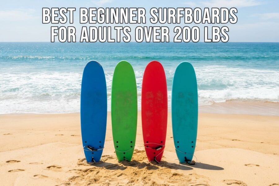 Best Beginner Surfboard for Adults Over 200 Lbs