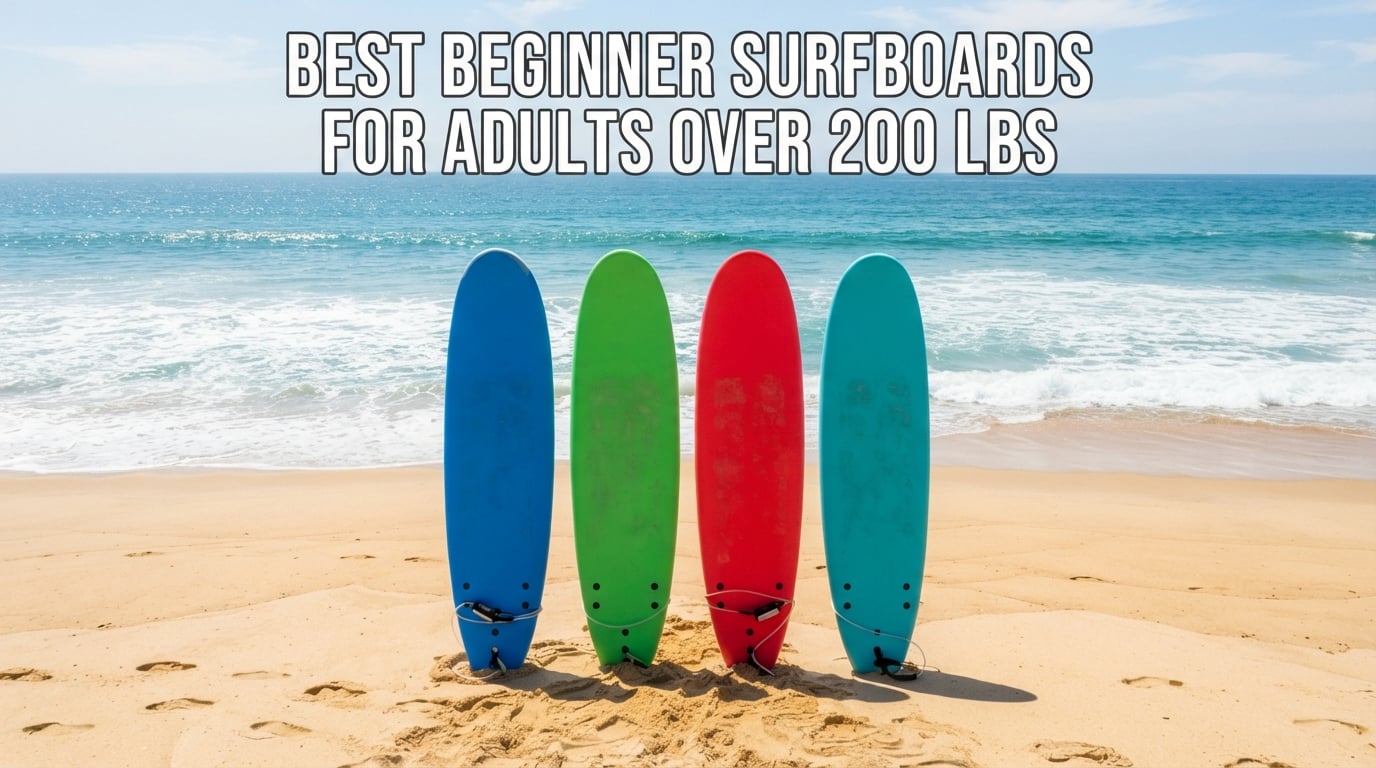 Best Beginner Surfboard for Adults Over 200 Lbs