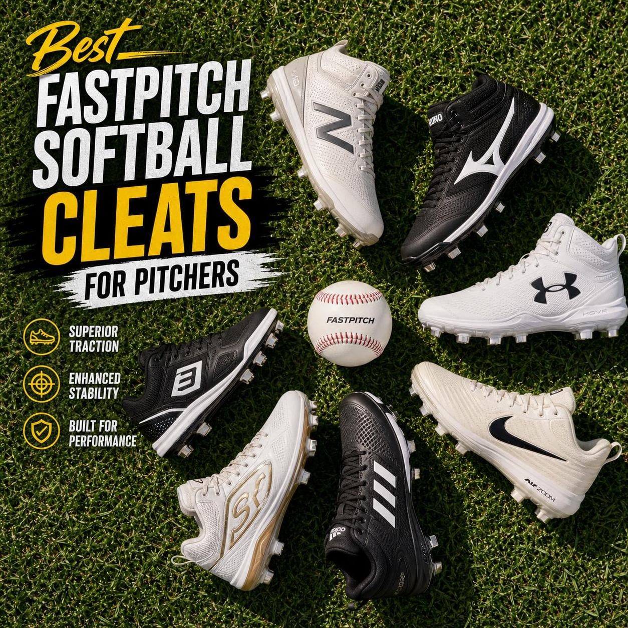 Best Fastpitch Softball Cleats for Pitchers