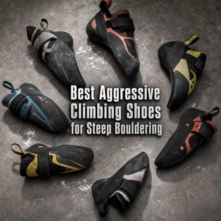 Best Aggressive Climbing Shoes for Steep Bouldering