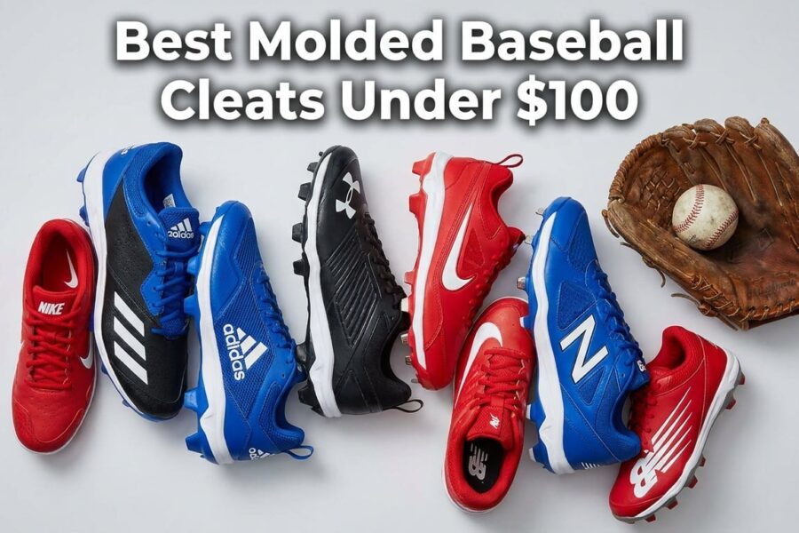 Best Molded Baseball Cleats Under 100 Dollars