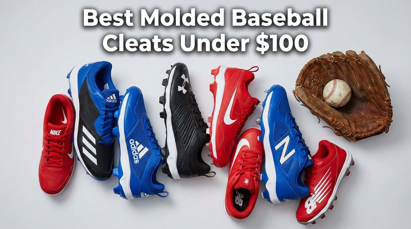 Best Molded Baseball Cleats Under 100 Dollars