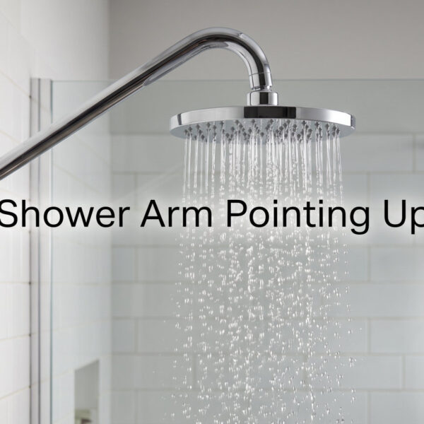 Shower Arm Pointing Up
