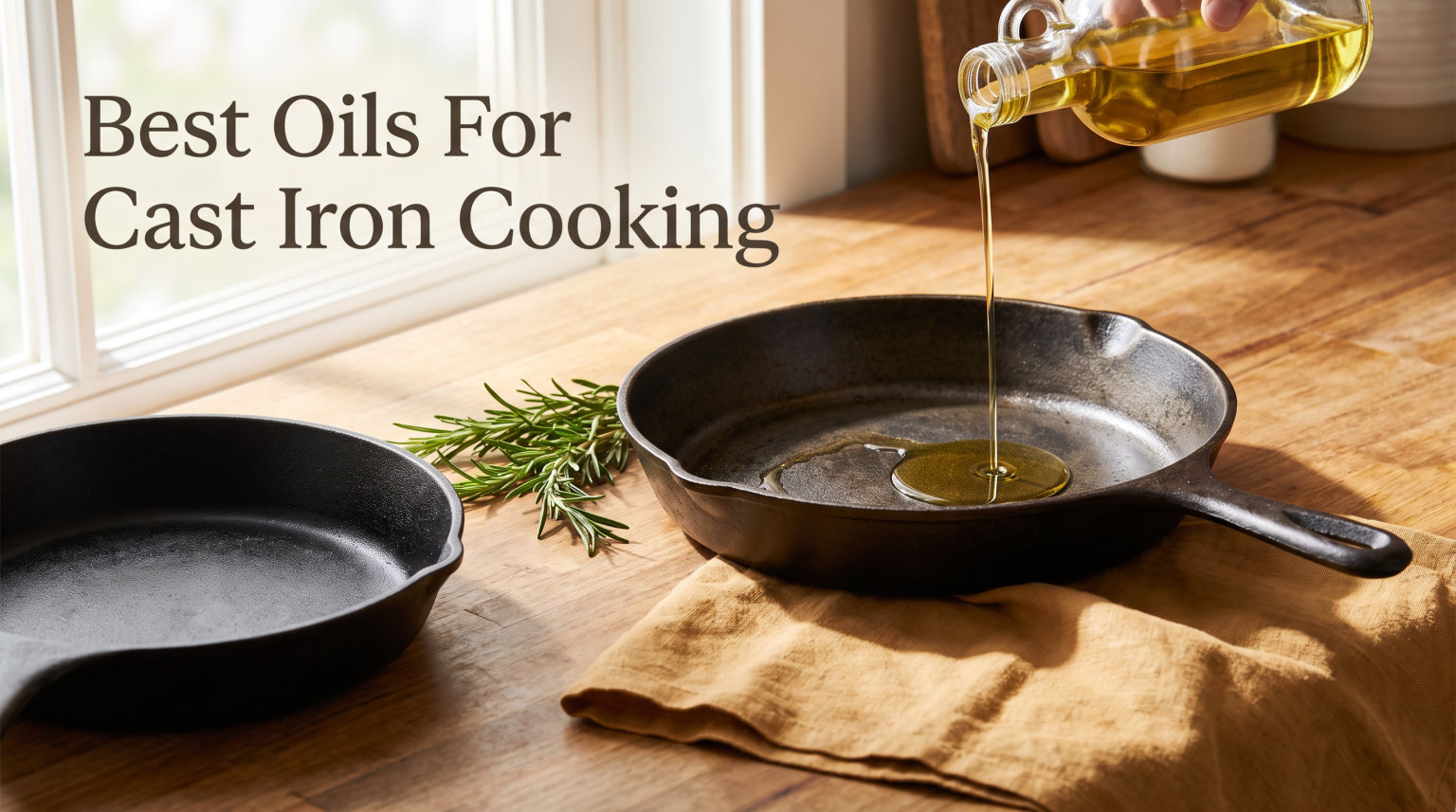 Best Oils For Cast Iron Cooking