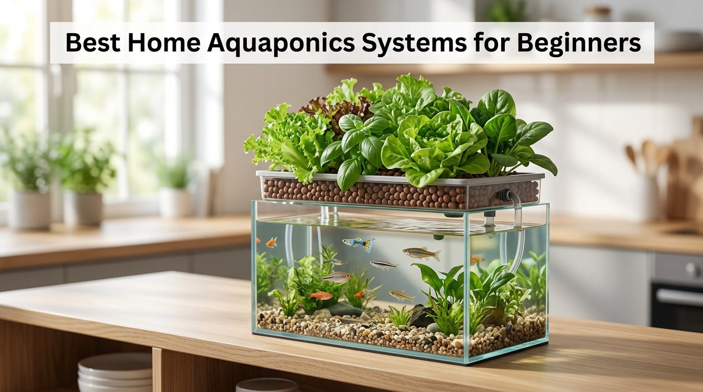 Best Home Aquaponics Systems for Beginners