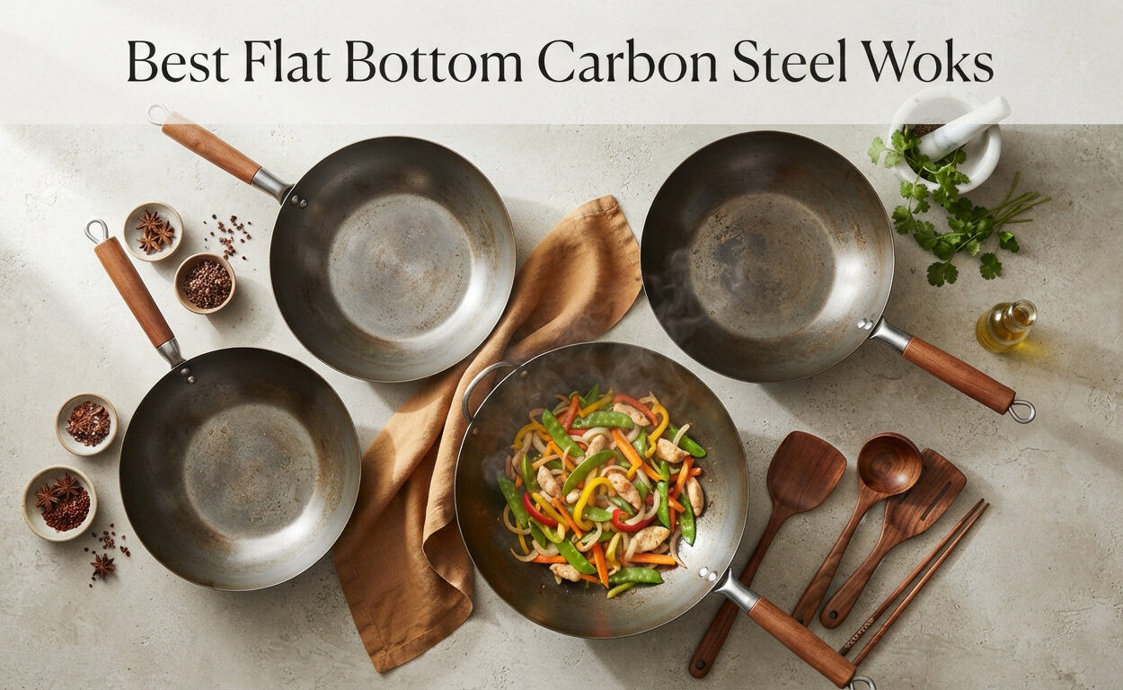 Best Flat Bottom Carbon Steel Woks