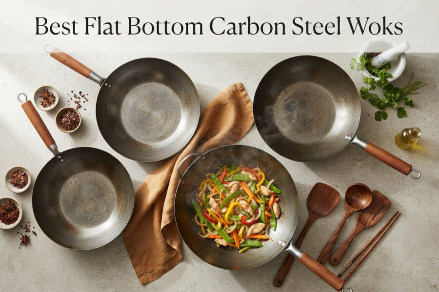 Best Flat Bottom Carbon Steel Woks