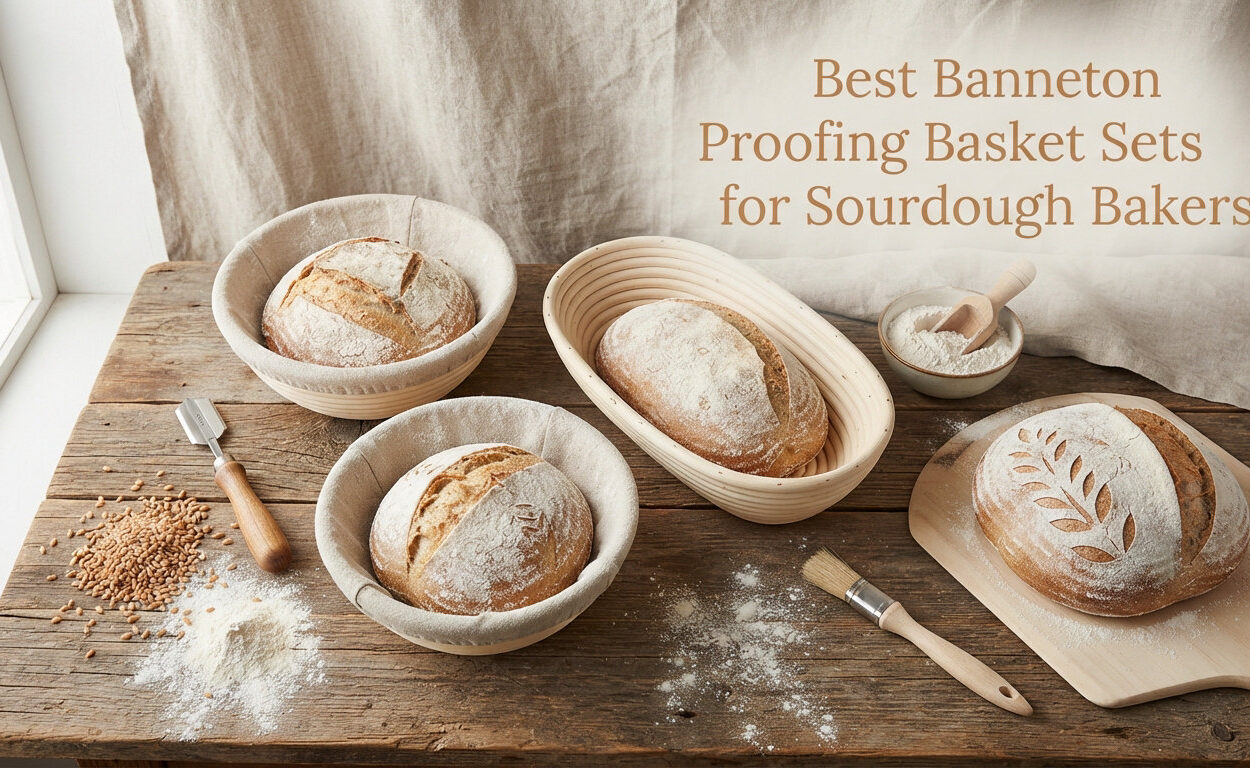 Best Banneton Proofing Basket Sets for Sourdough Bakers