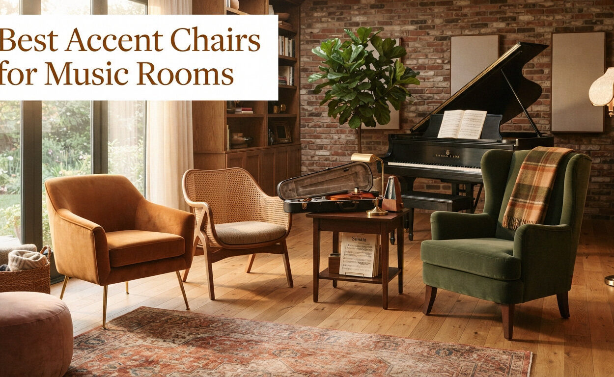 Best Accent Chairs for Music Rooms