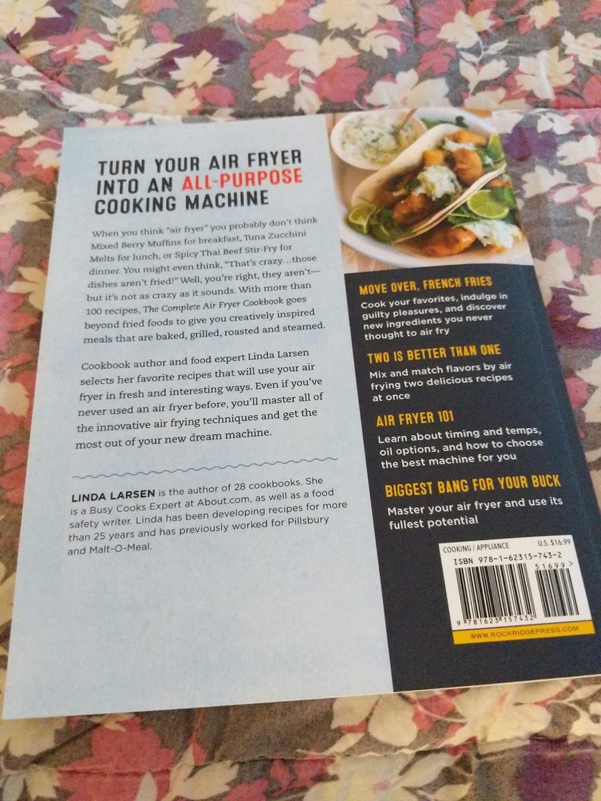 The Complete Air Fryer Cookbook: Amazingly Easy Recipes to Fry, Bake, Grill, and Roast with Your Air Fryer customer photo 2