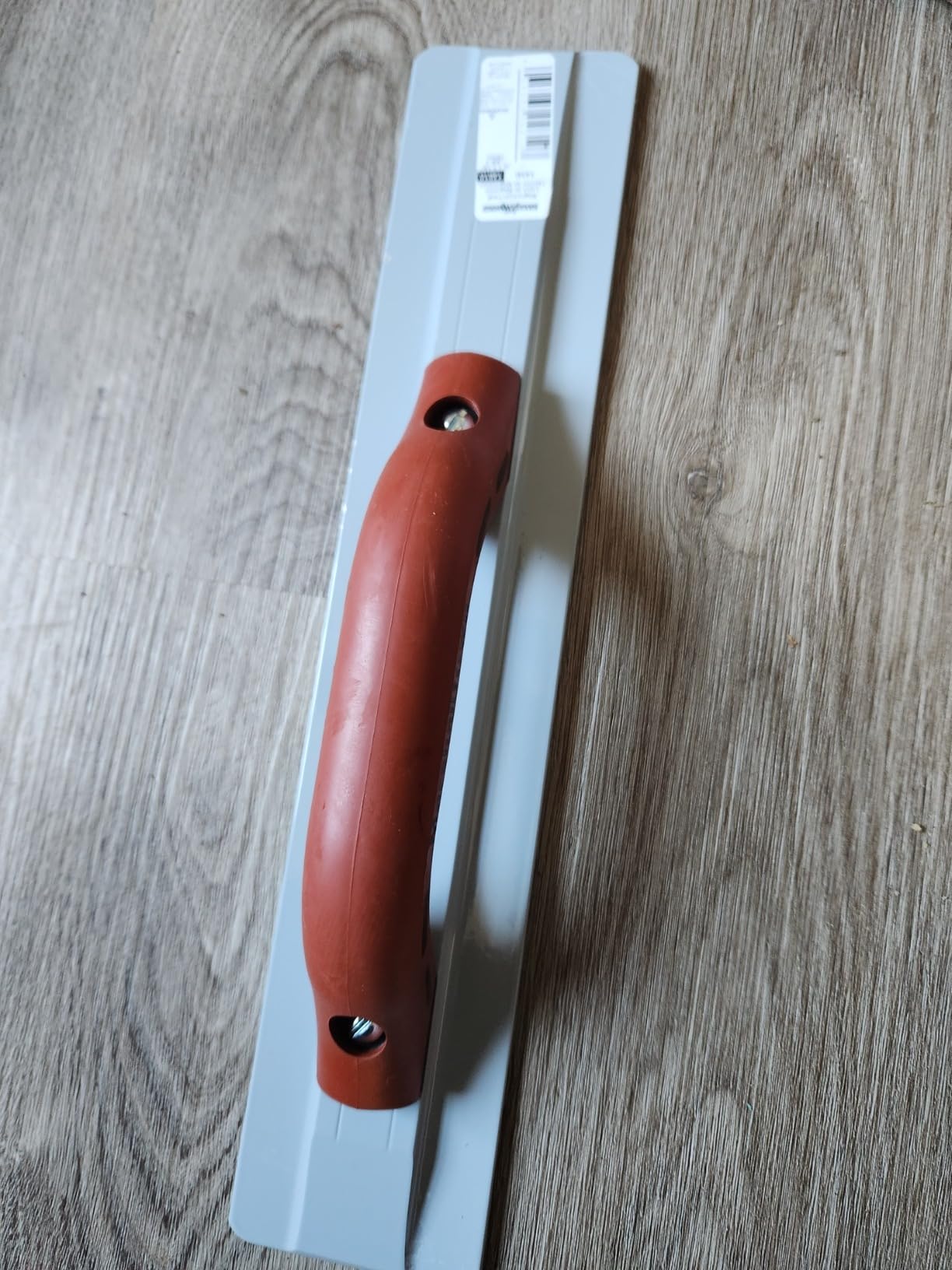 MARSHALLTOWN Beveled End Magnesium Hand Float, 16 Inch, Assembled in USA | Extruded Magnesium 16 Inch Blade Sets Slab for Troweling, Smoother Than Wood, Balanced DuraSoft Handle, Concrete Float, 145D customer photo 2