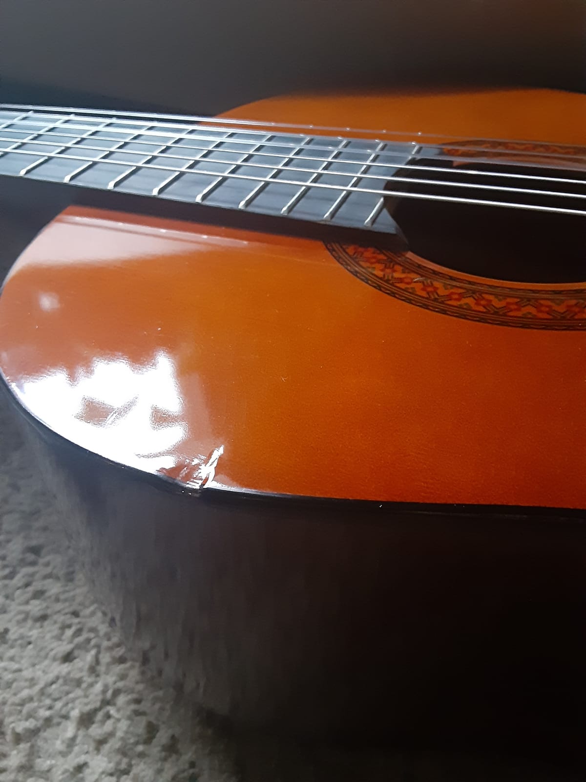 Yamaha C40 Full Size Nylon-String Classical Guitar, Tan, Full customer photo 1