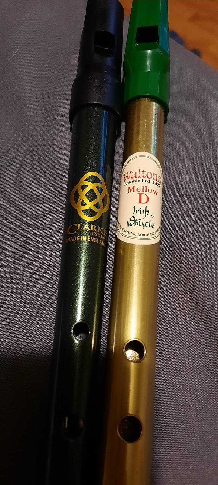 Clarke Celtic Tinwhistle in D - Green (CWD) customer photo 2