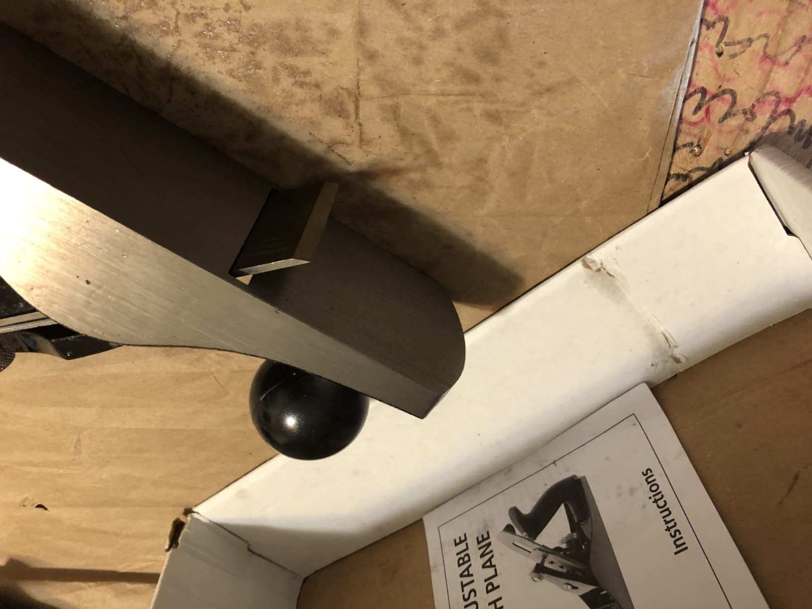 GreatNeck C4 Bench Hand Plane (9 Inch), 2 Inch Cutter, Adjustable to Control the Blade, Cast Iron Body, Quality Plastic Ergonomic Handles customer photo 2