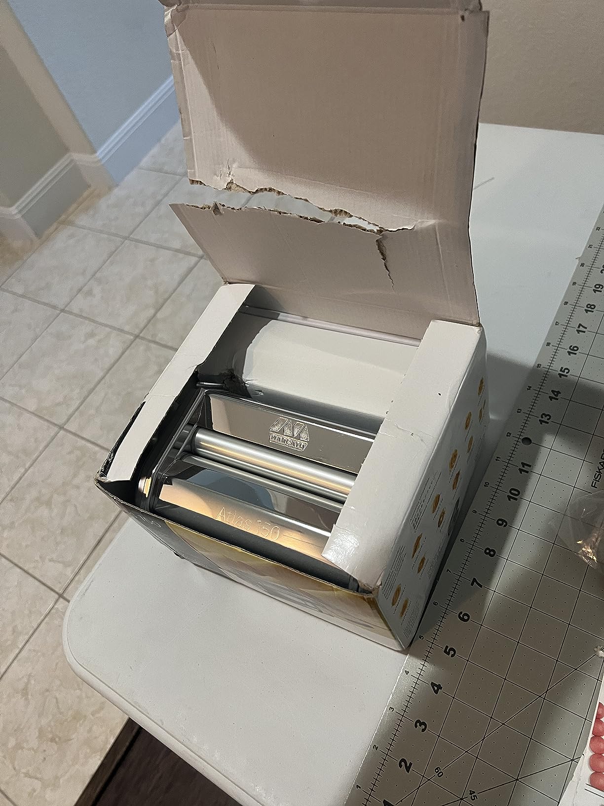 MARCATO Made in Italy Atlas 150 Roller Manual Pasta Machine, Chrome Steel customer photo 2