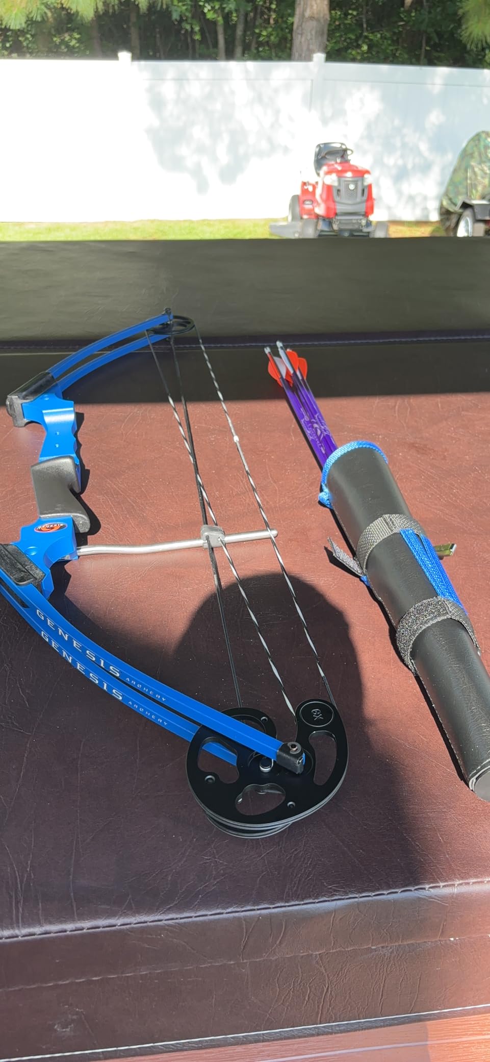 GENESIS Original Archery Compound Bow and Arrow Set, Adjustable Draw, No Let-Off, for Youth and Adult Archers customer photo 1