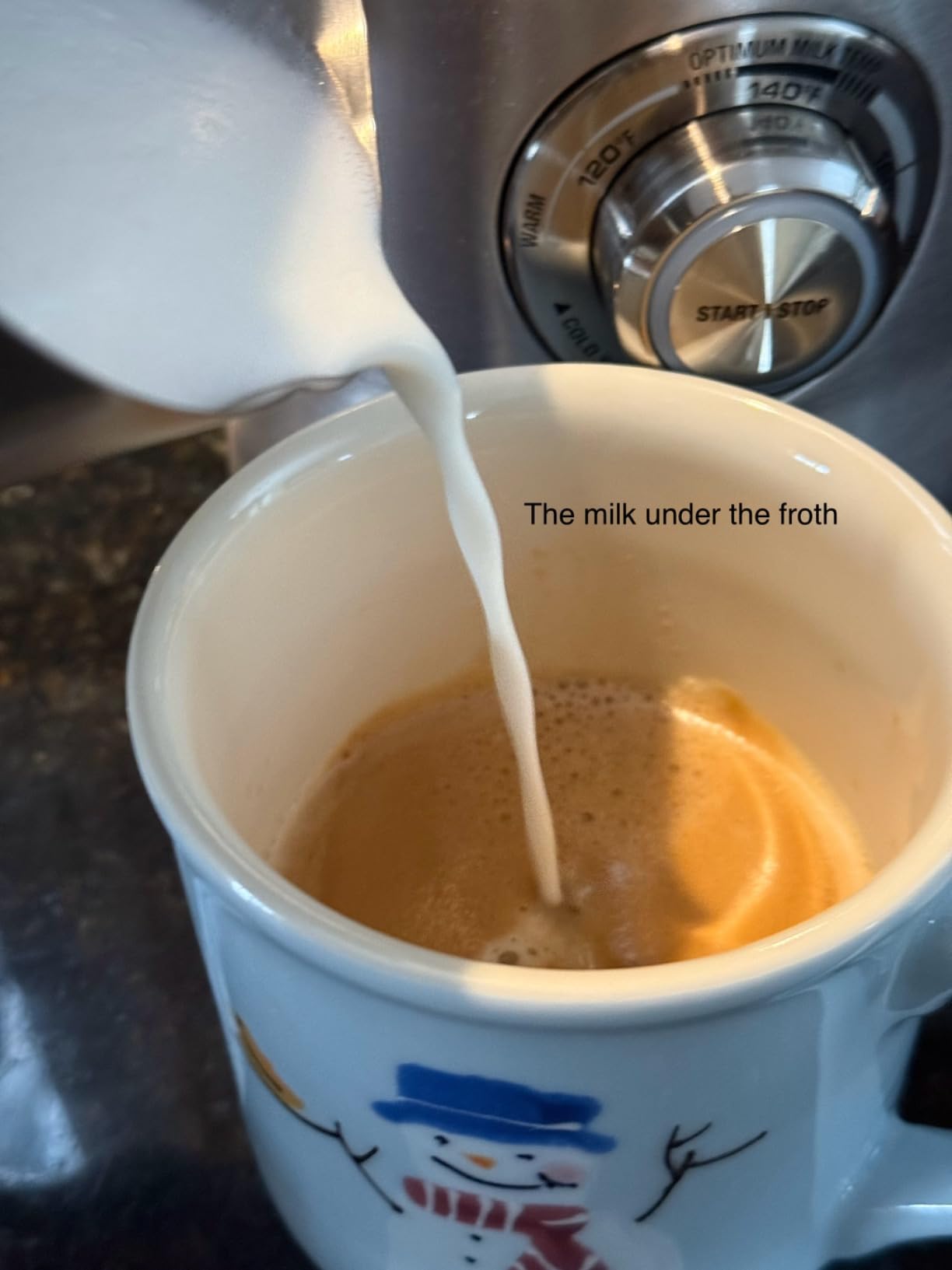 Breville BMF600XL Milk Café Frothe, Brushed Stainless Steel | Easily craft rich and creamy hot milk drinks at home, including lattes, cappuccinos, chai tea, and hot chocolate customer photo 2