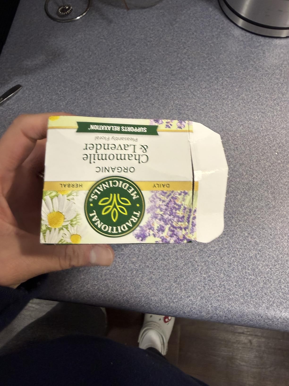 Traditional Medicinals Organic Chamomile with Lavender Herbal Tea, 16 Tea Bags (Pack of 1) customer photo 1