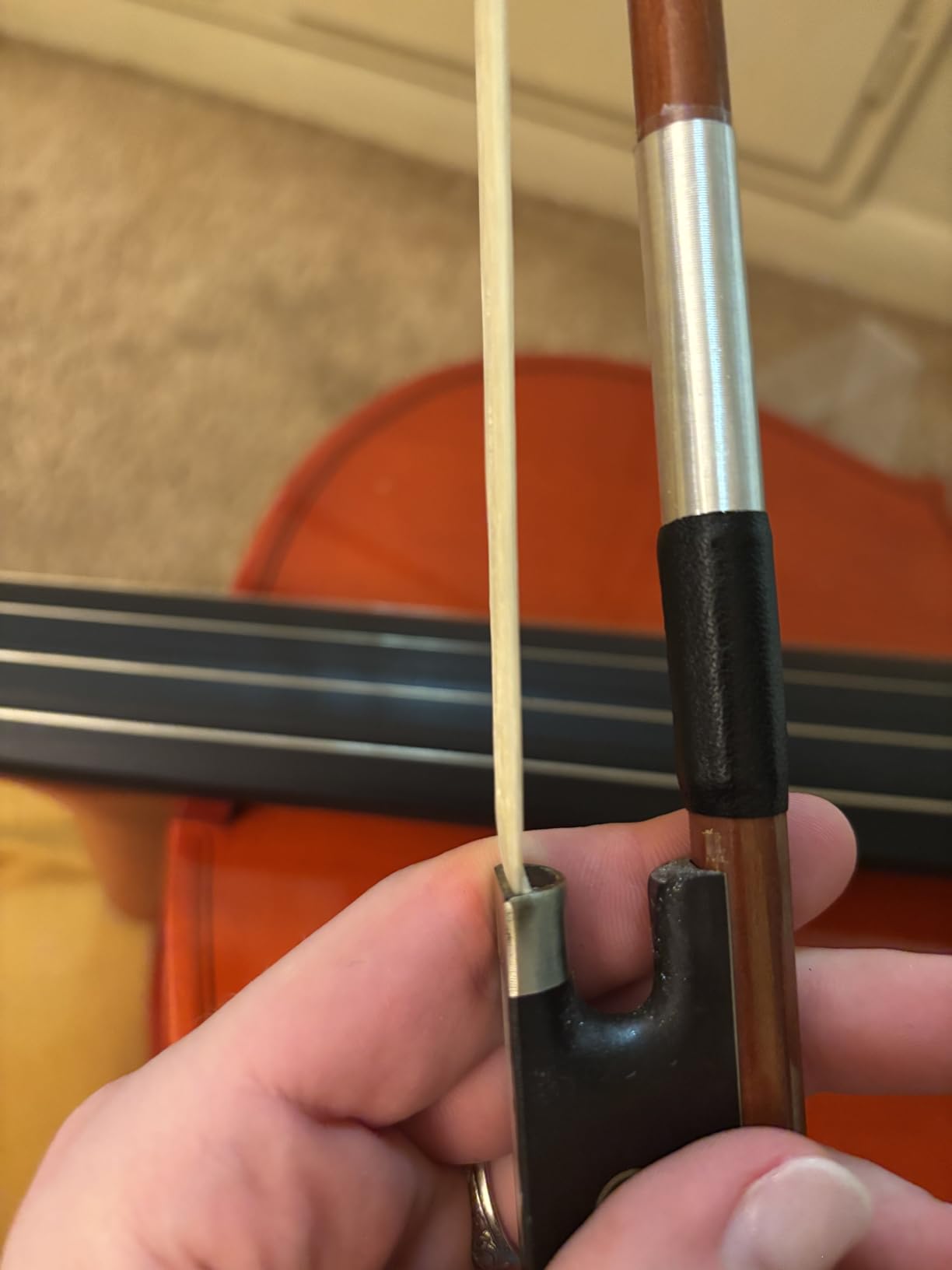 Cecilio 4/4 Full Size Cello, Beginner Cello 4/4, Acoustic Cello Set with Portable Bag, Bow, Rosin, Stand, String Musical Instruments for School Orchestras, Performances customer photo 1