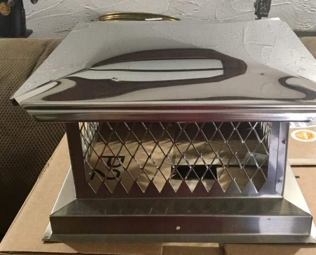 The Forever Cap CCSSE1313 13 x 13-Inch Stainless Steel Single Flue Diamond Mesh Chimney Cap customer photo 2