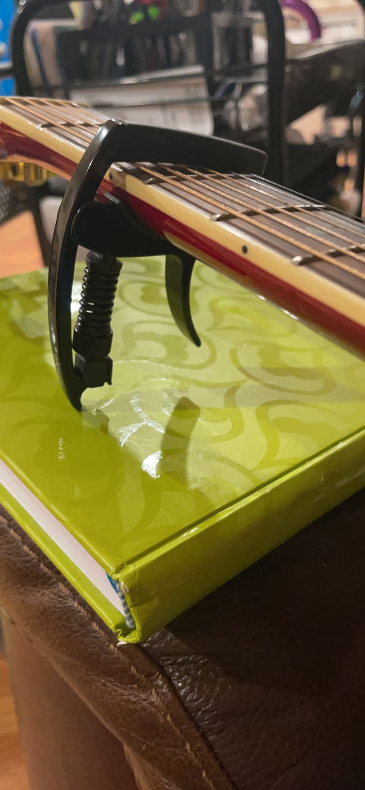 D'Addario NS Tri-Action Guitar Capo, Black | Buzz-free performance, precise tension control and easy one-handed operation customer photo 2