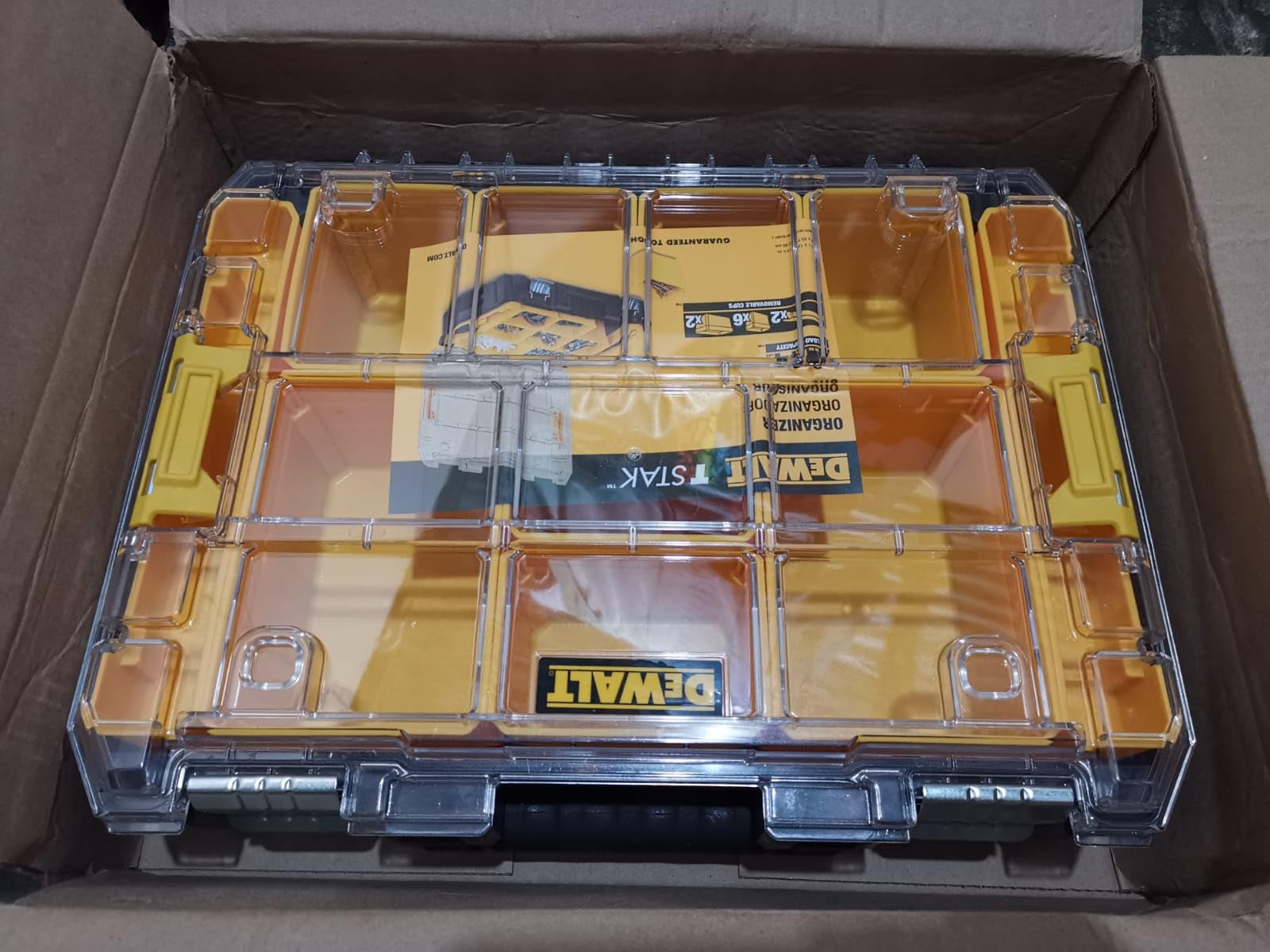 DEWALT TSTAK Tool Organizer, Small Parts and Screw Organizer Tool Box with Removable Compartments customer photo 1
