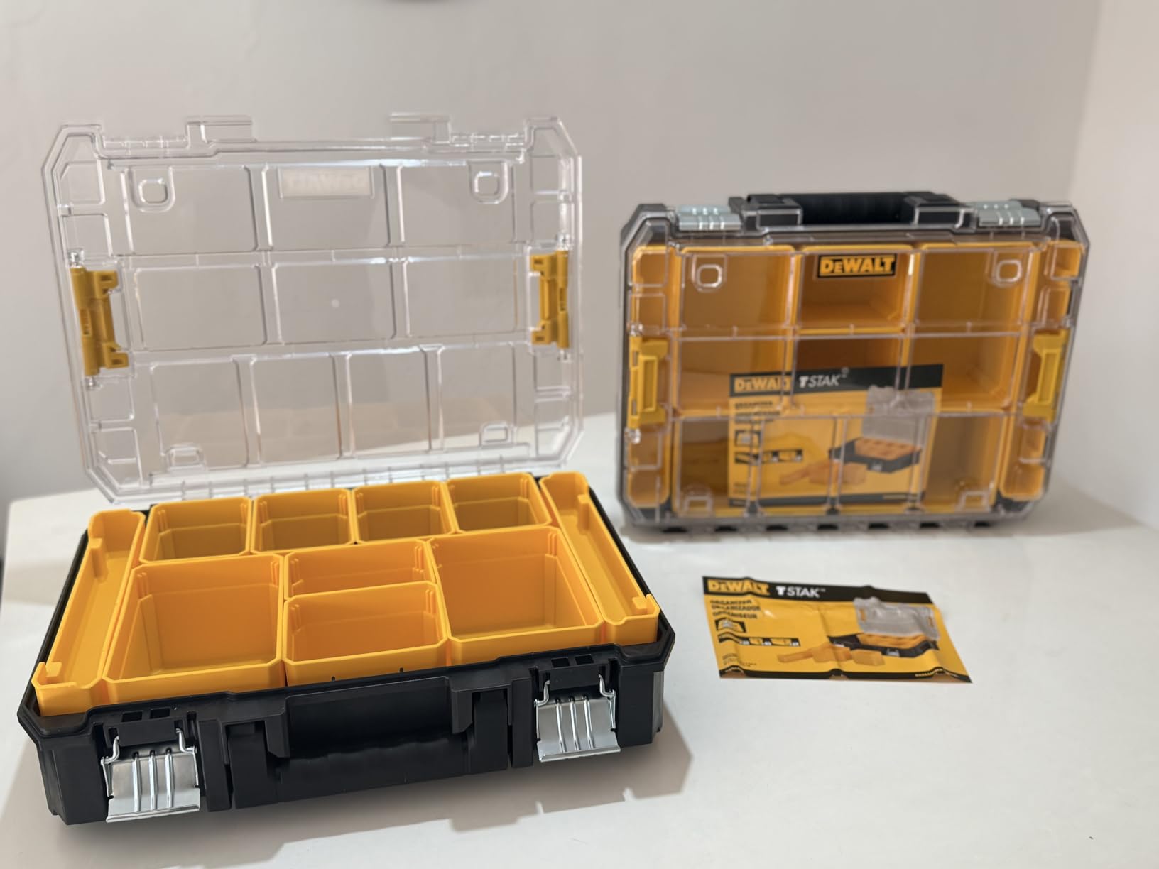 DEWALT TSTAK Tool Organizer, Small Parts and Screw Organizer Tool Box with Removable Compartments customer photo 2