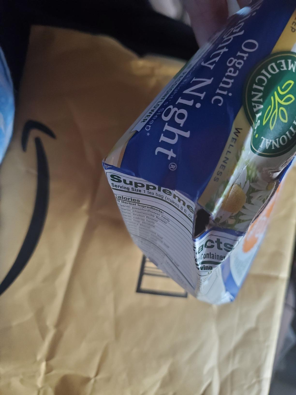 Traditional Medicinals Organic, Nighty Night Tea, Chamomile & Passionflower - Herbal Sleep Aid Teas - Kosher, Non-GMO, Caffeine-Free, Compostable - 16 Tea Bags customer photo 1
