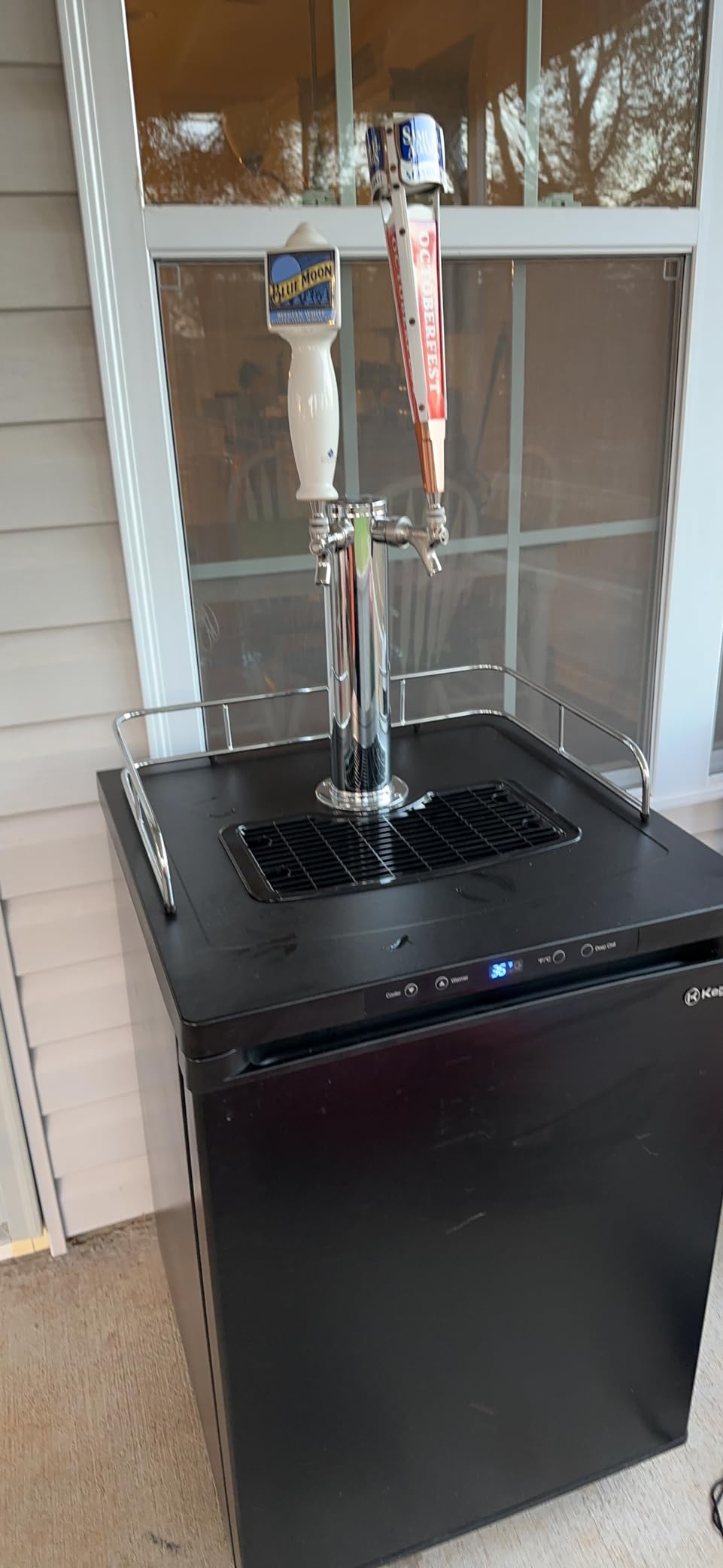 Kegco K309B-2 Double Faucet Digital Black Kegerator customer photo 2