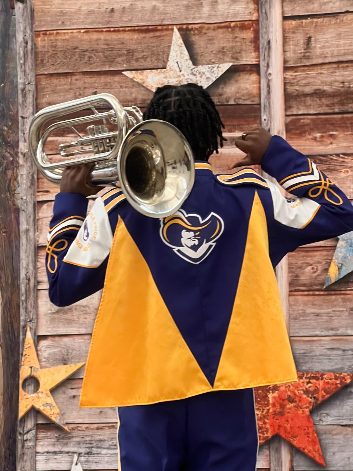 Advanced Monel Pistons Marching Baritone Key of Bb w/Case & Mouthpiece-Nickel Plated Finish customer photo 2