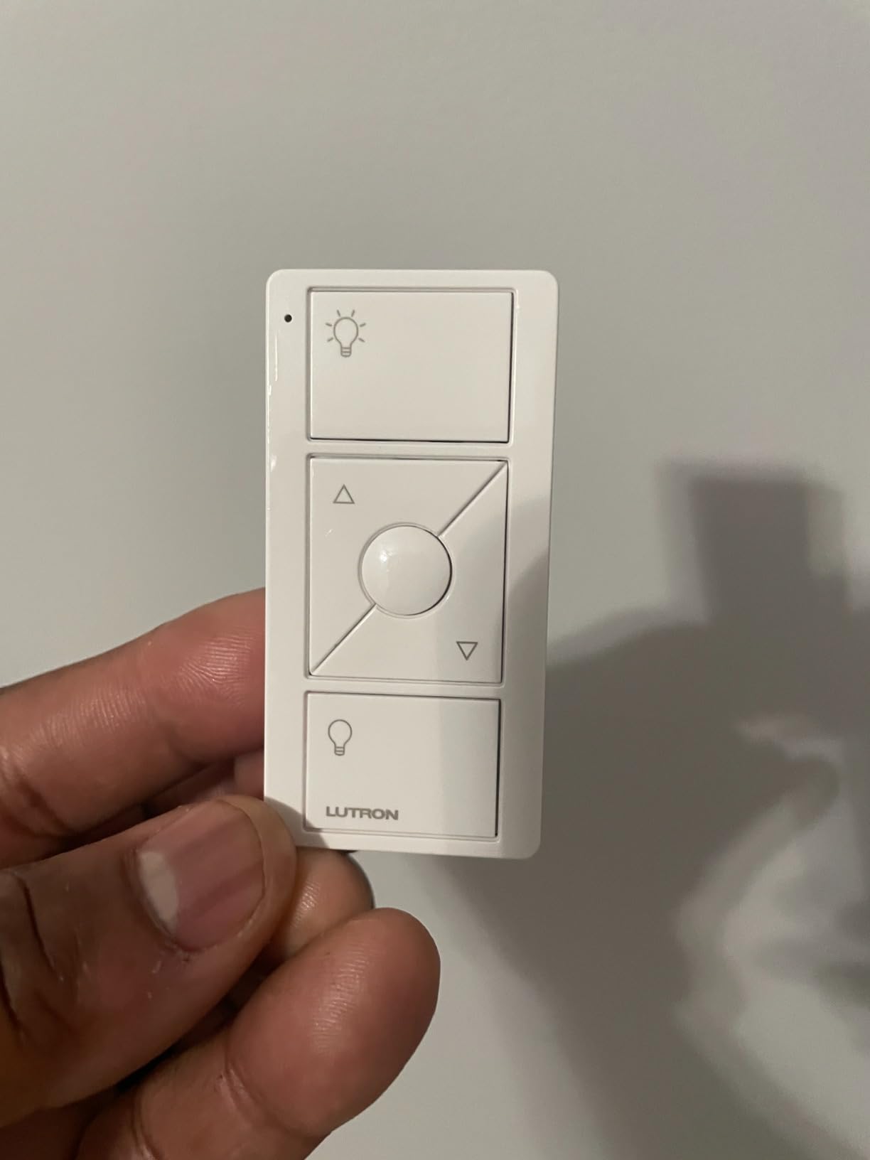 Lutron Caseta Smart Dimmer Switch (Smart Hub Required), No Neutral Required | For Caseta Systems, for Dimmable LED Lights, 150 Watt, Single-Pole/3-Way, PD-6WCL-WH, White customer photo 2