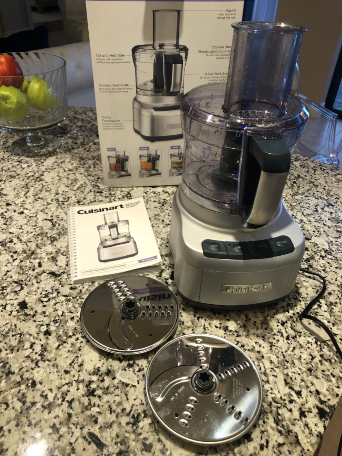 Cuisinart 8 Cup Food Processor, 350-Watt Motor, Gunmetal, FP-8GMP1 customer photo 1