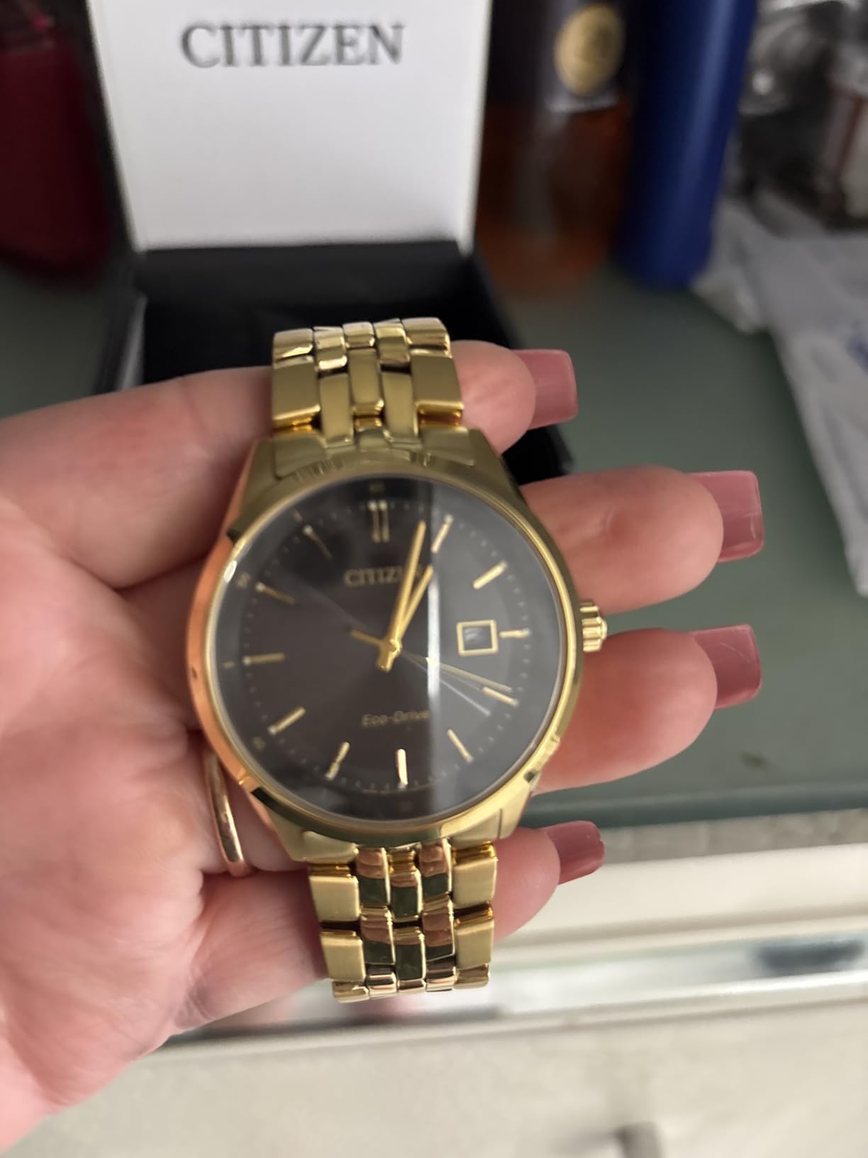 Citizen Men's Classic Addysen Eco-Drive Watch, 3-Hand Date, Sapphire Crystal customer photo 1