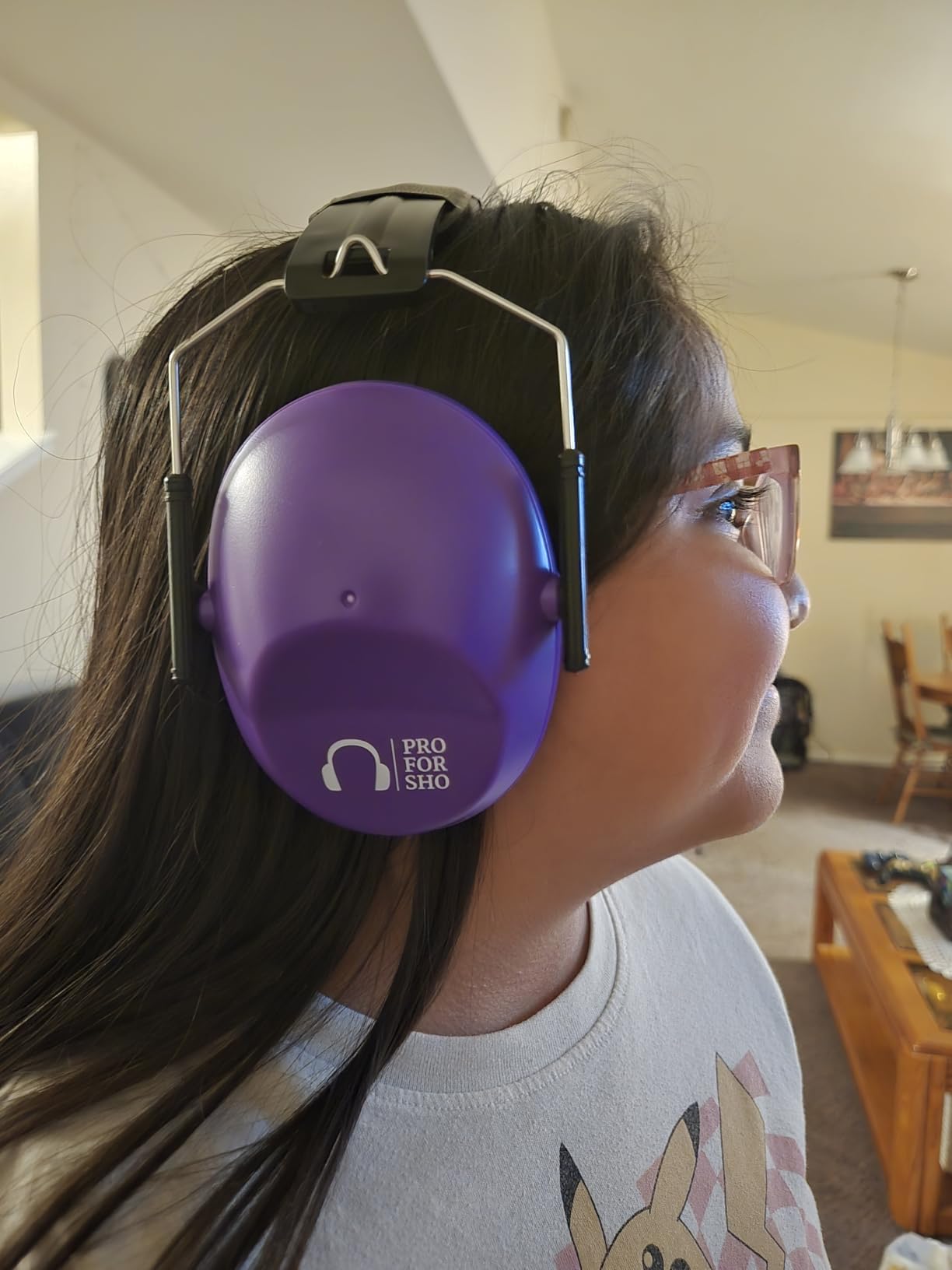 Pro For Sho 34dB NRR Hearing Protection Ear Muffs - Highest NRR Compact Design customer photo 2