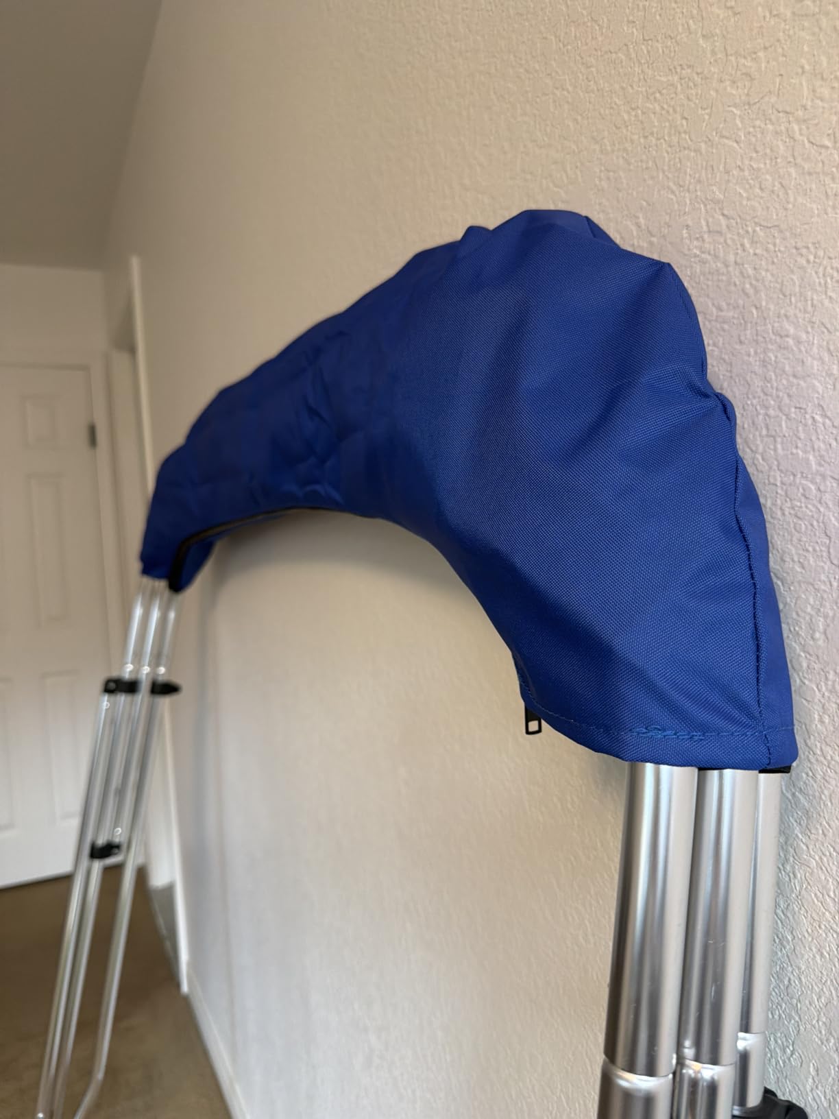 MSC 3 Bow 4 Bow Bimini Top Boat Cover, Waterproof Solution Dyed Polyester Made, 2 Support Poles & 4 Adjustable Straps Included customer photo 1