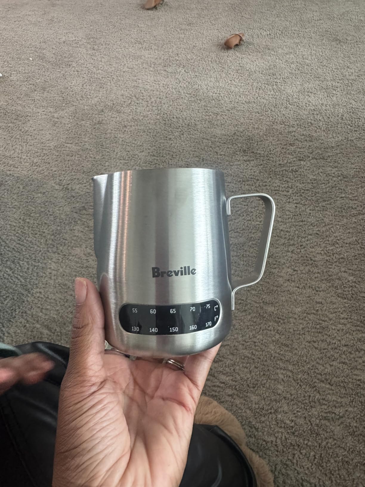 Breville BES003 Temp Control Milk Jug Espresso Accessory, Stainless Steel customer photo 1