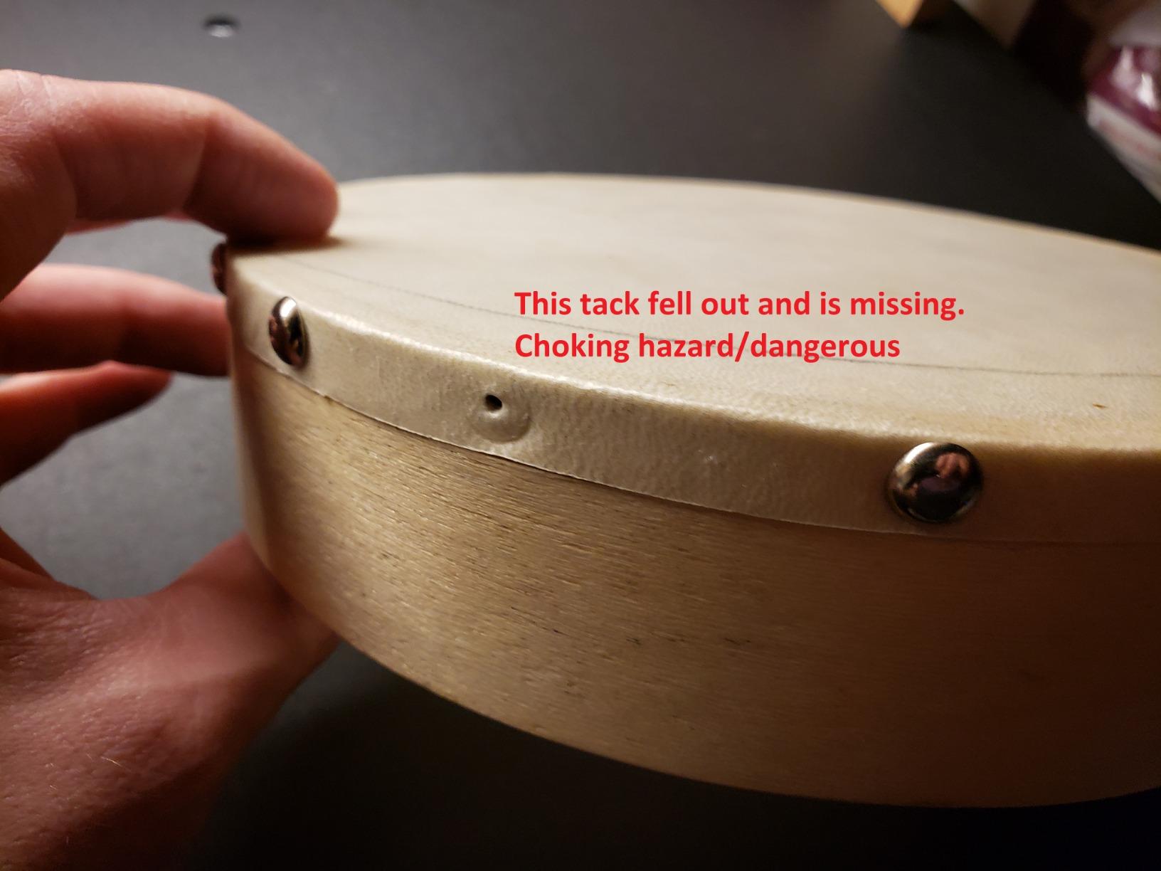 Foraineam 3 Pack 8 Inches Hand Drum Goatskin Drumhead Wood Frame Drum with Beater customer photo 1