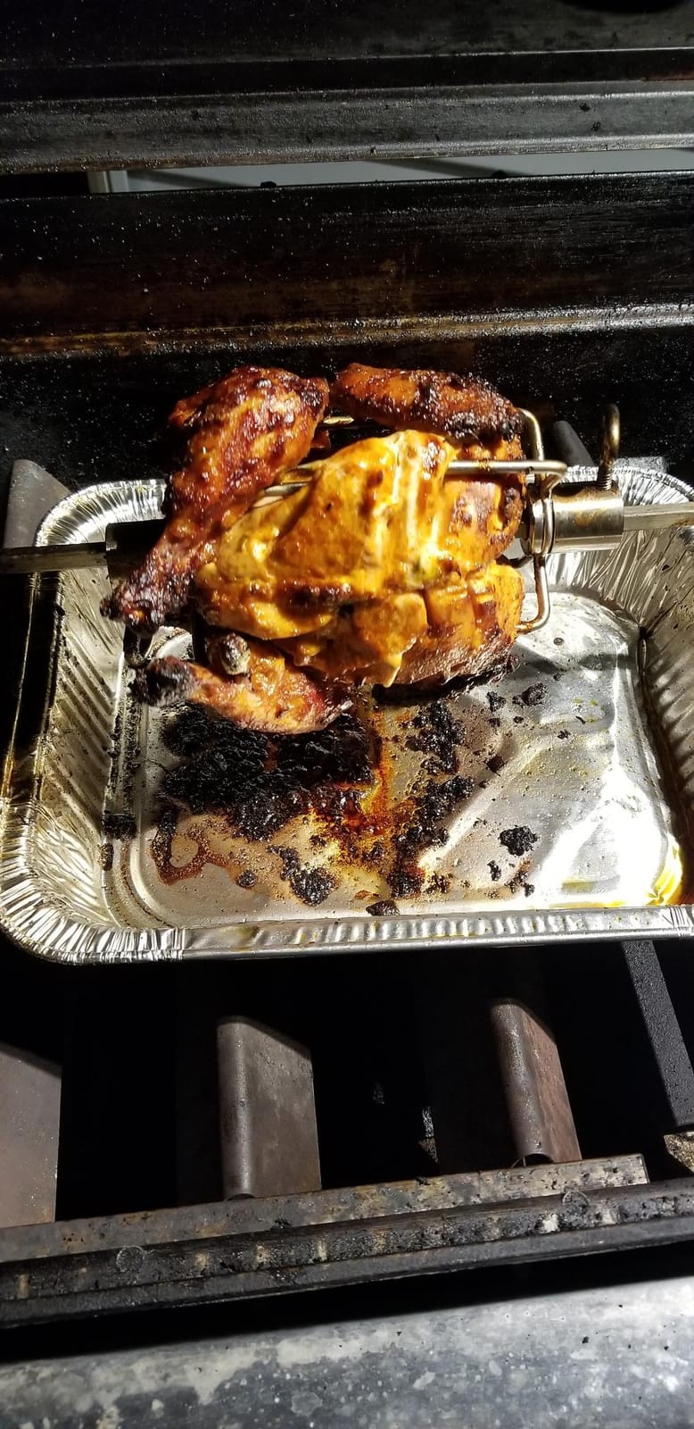 Weber Grill Rotisserie Kit for Genesis II 200/300 Series | Great for Slow Roasting Chicken, Ribs, or Turkey on your Weber Grill; Includes Spit, Forks, and Motor - Grill Accessories customer photo 2