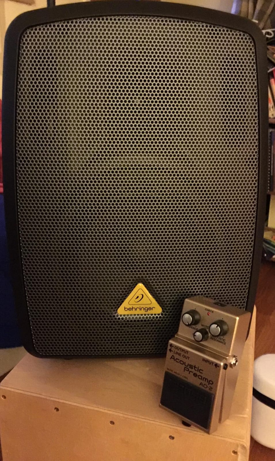 BOSS AD-2 Natural Acoustic Preamp Guitar Pedal customer photo 2
