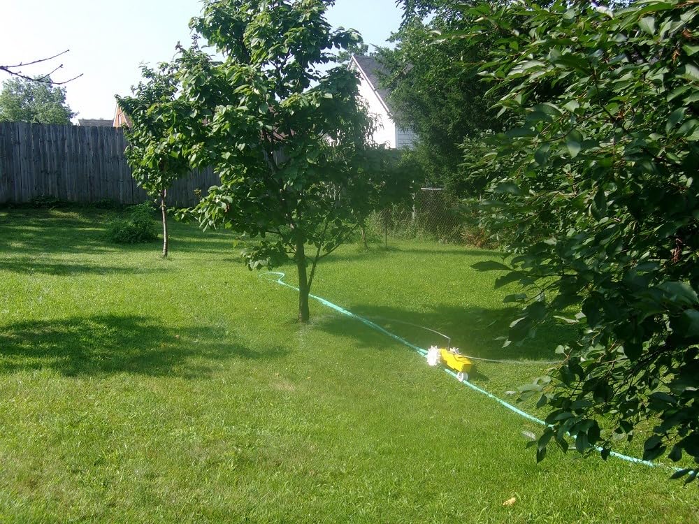 Generic Lawn Sprinkler - Traveling Nelson Rain Train Tractor Sprinkler - Cast Iron customer photo 1