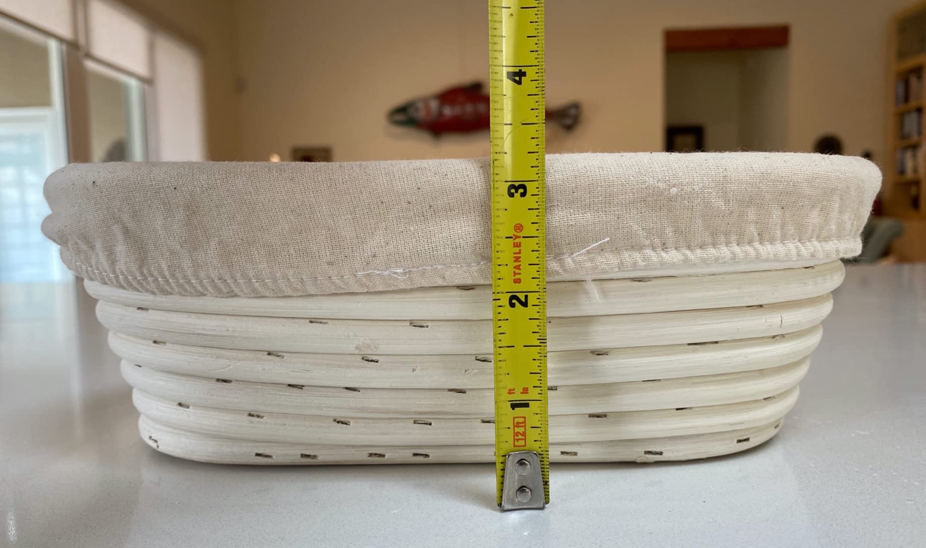 Saint Germain Bakery 10-Inch Oval Banneton Proofing Basket with Liner customer photo 2