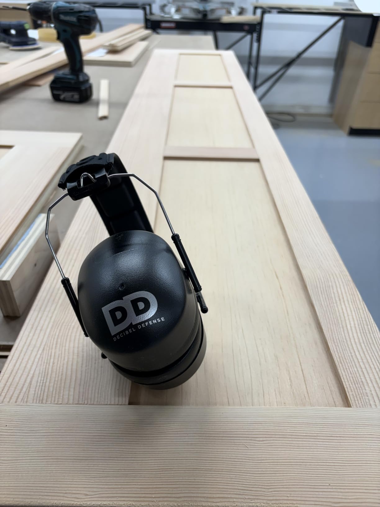 DECIBEL DEFENSE Ear Protection, 37 dB NRR Ear Muffs (HI-VIZ ORANGE) customer photo 1