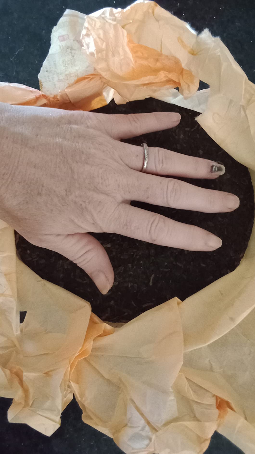 ChaWuWarmSun [B] JinYa GongTing Ripe Puerh Tea Cake, 12.5oz/357g | Aged Yunnan Shu Pu-erh. Fermented Whole Leaf With Earthy Mellow Notes. Professional Storage. customer photo 1