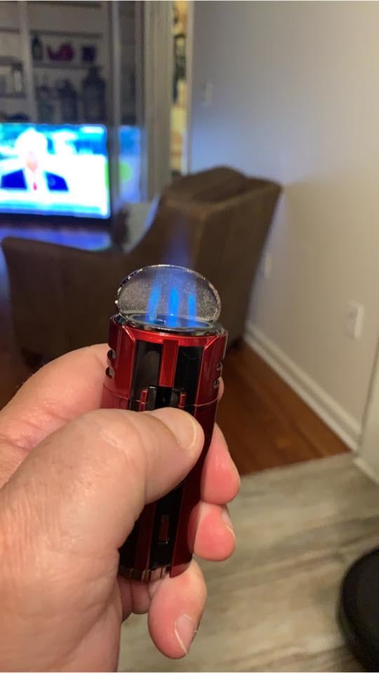 Xikar High Performance HP4 Diamond Quad Flame Cigar Lighter, Gunmetal customer photo 2