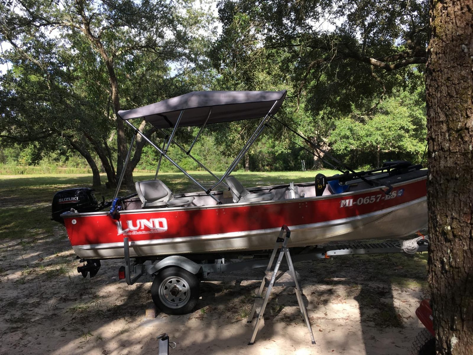 KING BIRD 3-4 Bow Bimini Boat Top Cover Sun Shade Boat Canopy Waterproof 1 Inch Stainless Aluminum Frame 46
