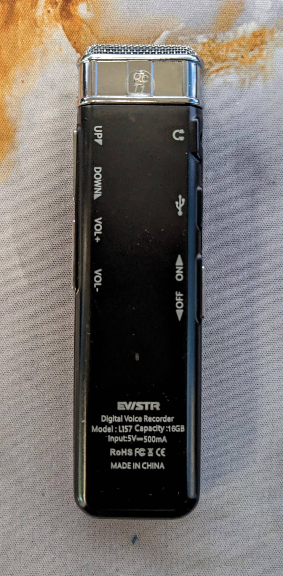 64GB Digital Voice Recorder with Playback: Voice Activated Recorders for Lectures Meetings Interviews - EVISTR Dictaphone Recording Device Tape Recorder Portable Mini, Audio Recorder with USB, MP3 customer photo 2