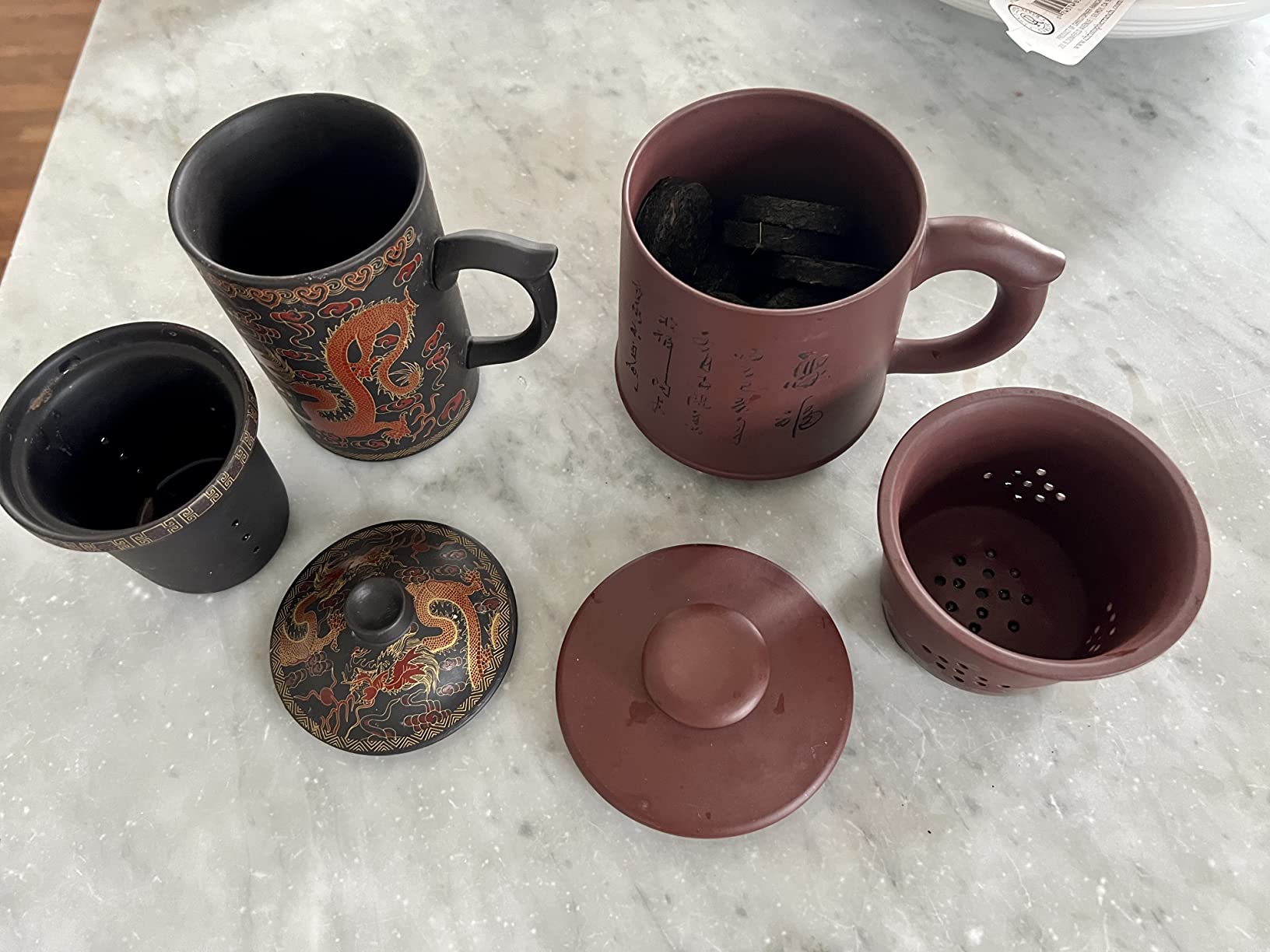 Jinglong Tea Factory - Pu-erh Tea in Bamboo Leaf Tube (80 Cups) Ripe Puerh Tea (7.1 Ounce) customer photo 1